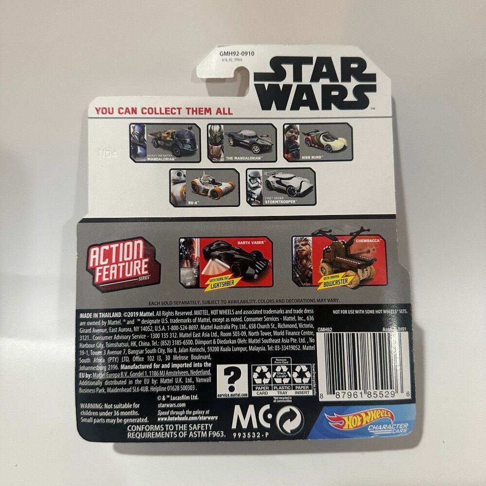 Star Wars Hot Wheels Character Cars Rey - Picture 4 of 4